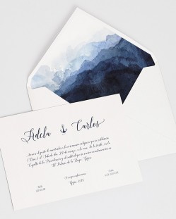 Wedding invitation "Water"