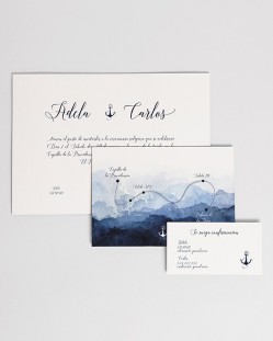 Wedding invitation "Water"