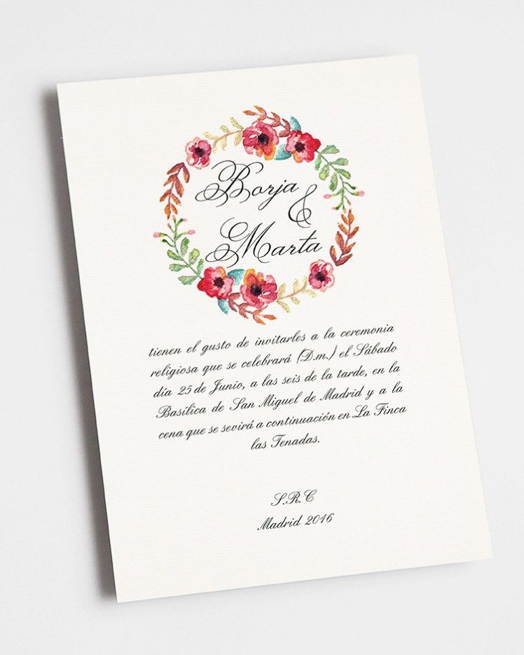 Wedding invitation "Summer"