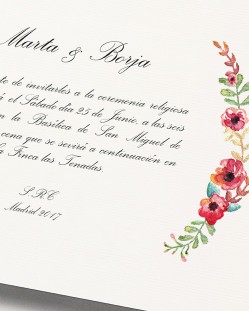 Wedding invitation "Summer"