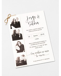 Invitación de boda Fotomatón