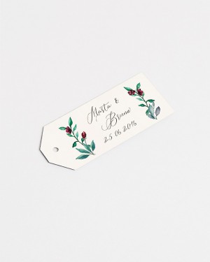 LABELS "EUCALYPTUS AND ROSES"