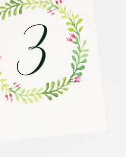 Table numbers "Spring"