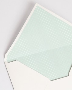 Envelopes with lining "Mint...