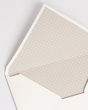 ENVELOPES WITH LINING "CASHMERE POLKA DOTS"
