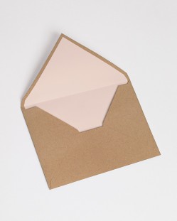"Nude" lined envelopes