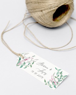 Ivy and Heather Wedding Tags