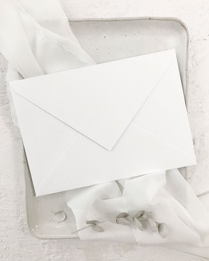 SNOW WHITE C5 ENVELOPE FOR WEDDING INVITATIONS