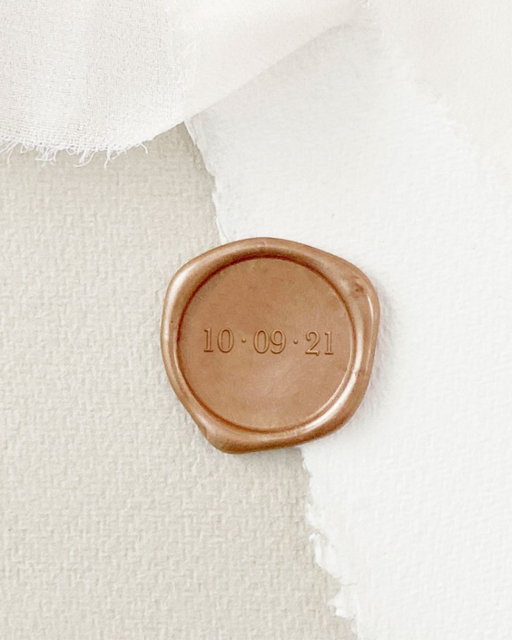 Classic Wax Seal Stamp Date