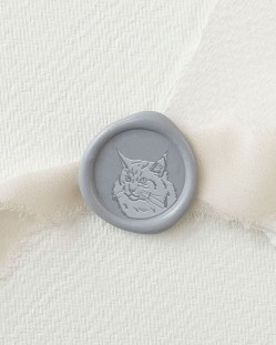 Wax Seal Stamp Maine Coon Cat