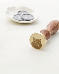 Wax Seal Stamp Maine Coon Cat