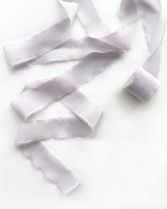 Lilac silk ribbon