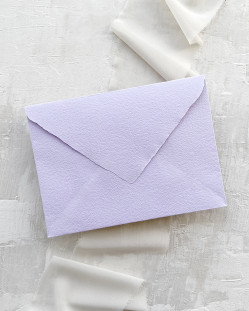 Lilac Handmade Envelope for Wedding Invitations