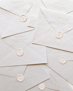 Dark Green Premium Handmade Envelope for Wedding Invitations