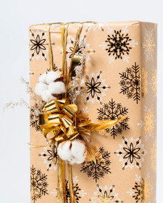 Gift Wrapping Snowflakes...