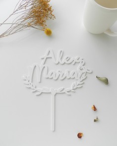 Personalized cake topper...