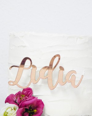 FRONTAL NAME CAKE TOPPER