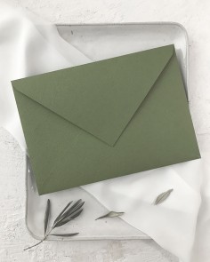 Olive Green Envelope for...