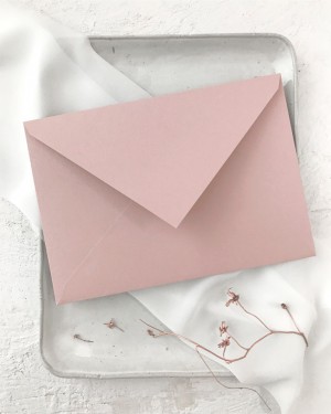 NUDE PINK ENVELOPE FOR WEDDING INVITATIONS